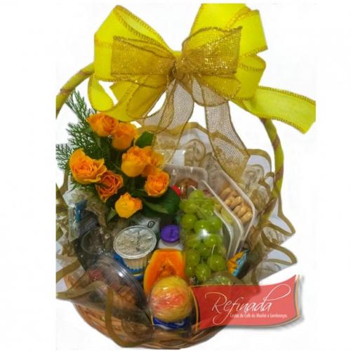 Cesta de Café da Manhã Light