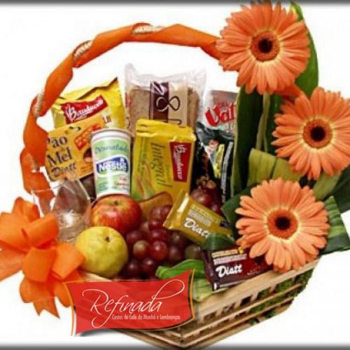 Cesta de Café da Manhã Diet