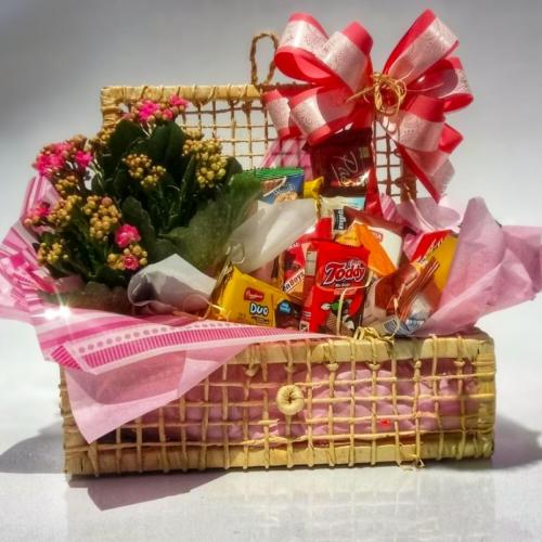 Cesta de Presente Baú Chá da Tarde